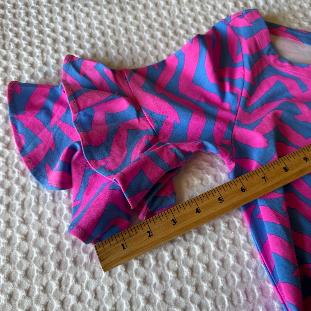 Lilly Pulitzer Vibrant Pink and Blue Dress - Picture 9 of 11